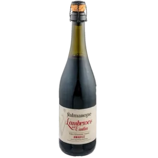 Bouteille de Lambrusco Rosso dell'Emilia